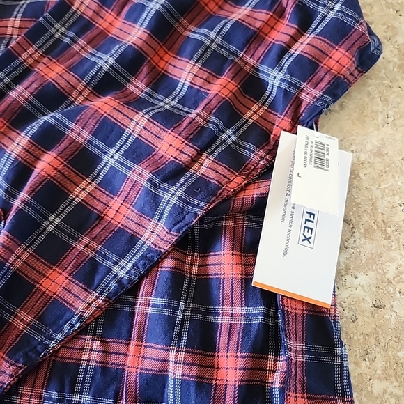 NWT Men's Old Navy Everyday Shirt Regular Fit Plaid Shirt Size Large L - Picture 5 of 5